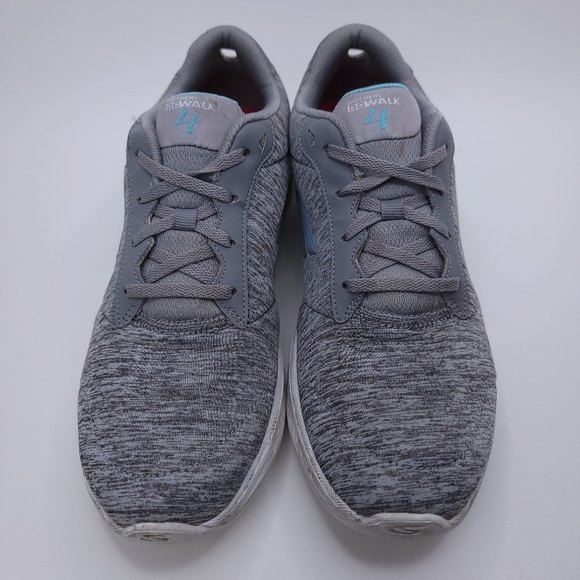 Skechers Womens GOwalk 4 GOGA MAX Quick-Fit Size 10 14173 - Picture 3 of 11